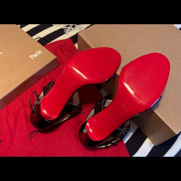 BN Sova Heel in Black Patent - Picture 6 of 7